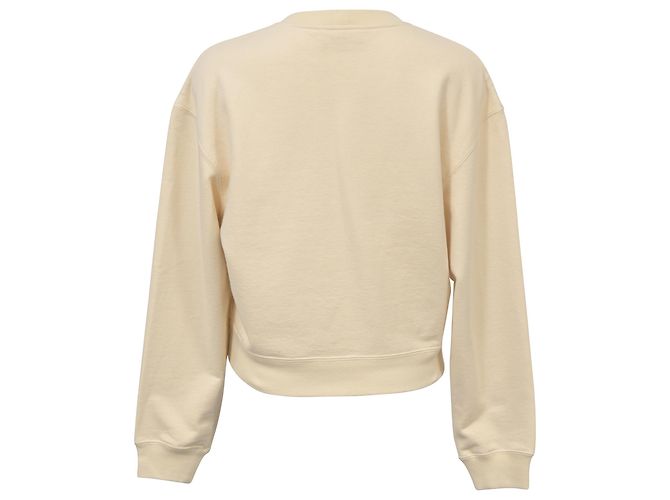 Cambon Chanel Pre-Fall 2020 Jersey con adornos Camélia en algodón beige Castaño - vista 3