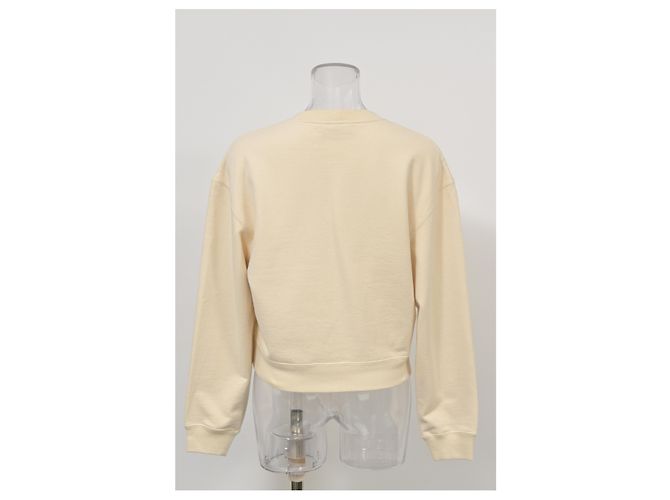 Cambon Chanel Pre-Fall 2020 Jersey con adornos Camélia en algodón beige Castaño - vista 8