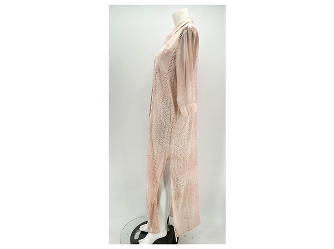 Autre Marque Vestido de algodón T. Internacional de Saint-Tropez para el domingo Rosa - vista 4