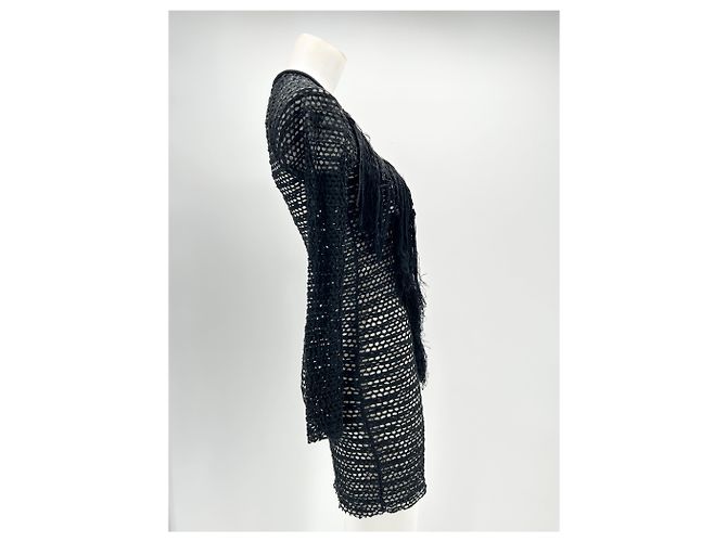 Vestido Isabel Marant T.0-5 0 Algodón Negro - vista 3