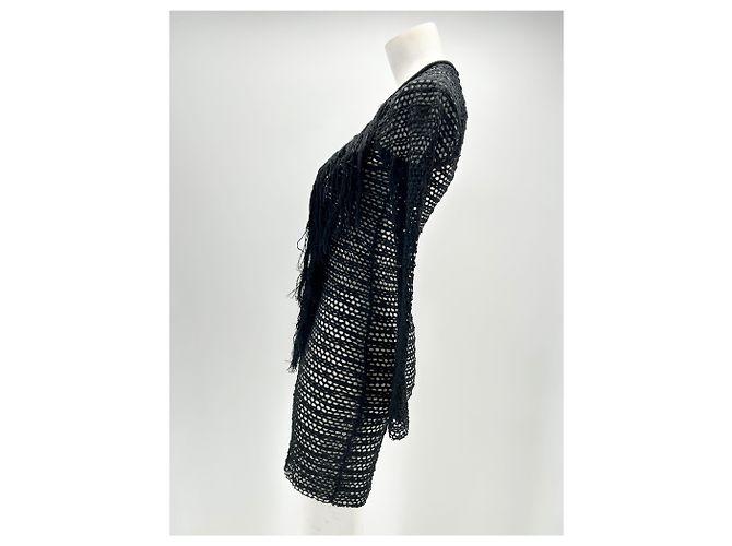Vestido Isabel Marant T.0-5 0 Algodón Negro - vista 4