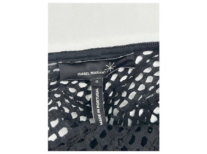 Vestido Isabel Marant T.0-5 0 Algodón Negro - vista 5