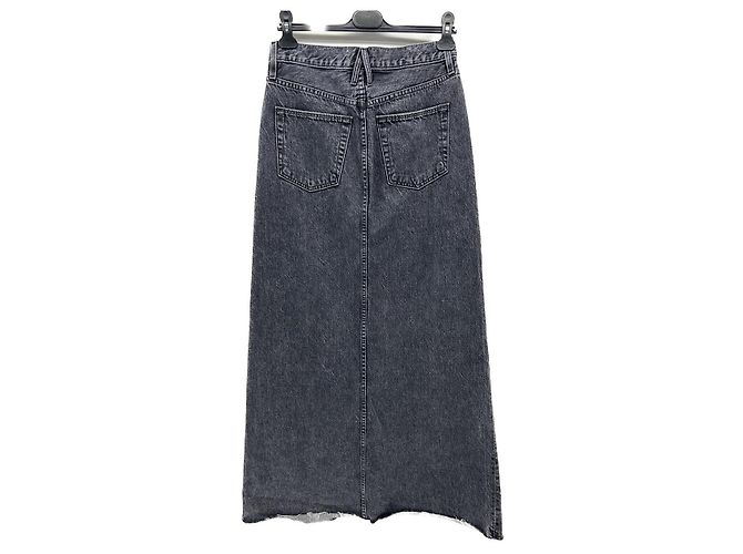 Autre Marque Faldas SLVRLAKE T.US 26 Algodón Gris - vista 2