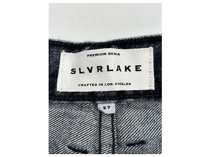Autre Marque Faldas SLVRLAKE T.US 26 Algodón Gris - vista 3