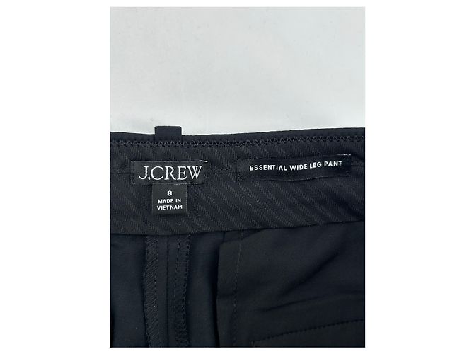 Pantalones J.Crew T.UK 8 Viscosa Negro - vista 3