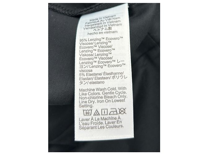 Pantalones J.Crew T.UK 8 Viscosa Negro - vista 4
