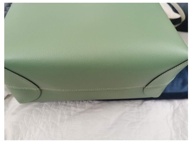 Borsa shopper Coach City in pelle verde Verde chiaro - vista 15