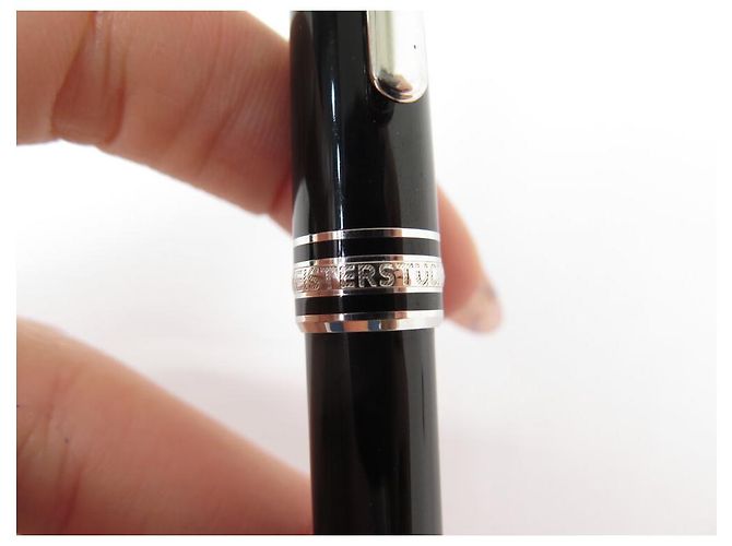 MONTBLANC PENNA A SFERA MEISTERSTUCK CLASSIC PLATINO 132446 PENNA A SFERA Nero - vista 4