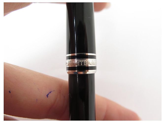 MONTBLANC PENNA A SFERA MEISTERSTUCK CLASSIC PLATINO 132446 PENNA A SFERA Nero - vista 5