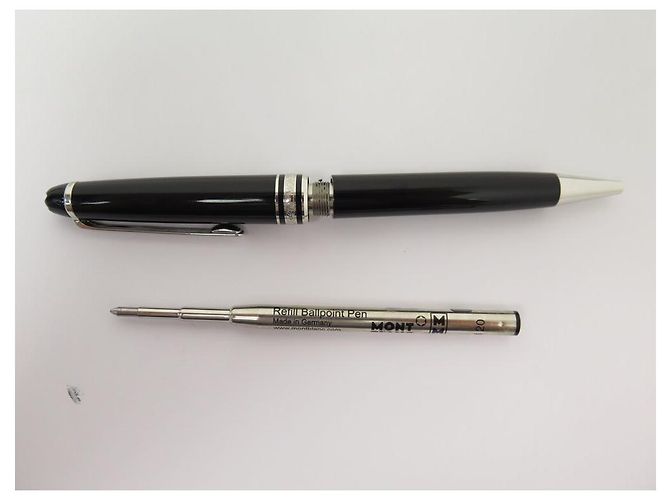 MONTBLANC PENNA A SFERA MEISTERSTUCK CLASSIC PLATINO 132446 PENNA A SFERA Nero - vista 8