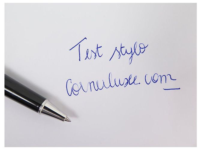 MONTBLANC CLASSIC PLATINUM KUGELSCHREIBER 132445 SCHWARZER HARZ-TOLLER - Ansicht 12