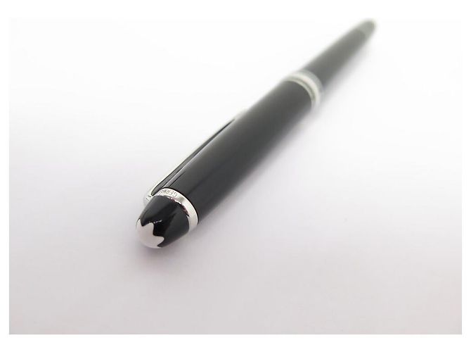 MONTBLANC CLASSIC PLATINUM KUGELSCHREIBER 132445 SCHWARZER HARZ-TOLLER - Ansicht 4