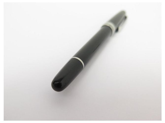 MONTBLANC CLASSIC PLATINUM KUGELSCHREIBER 132445 SCHWARZER HARZ-TOLLER - Ansicht 5