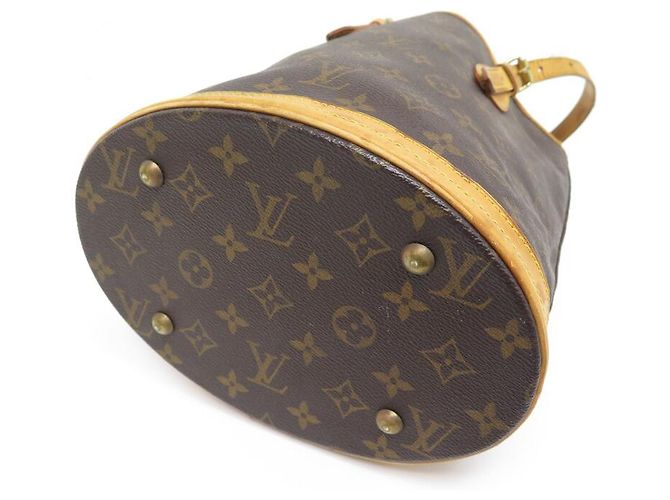 LOUIS VUITTON BUCKET PM HANDBAG M42238 MONOGRAM TOTE LV CANVAS HANDBAG Brown - view 6