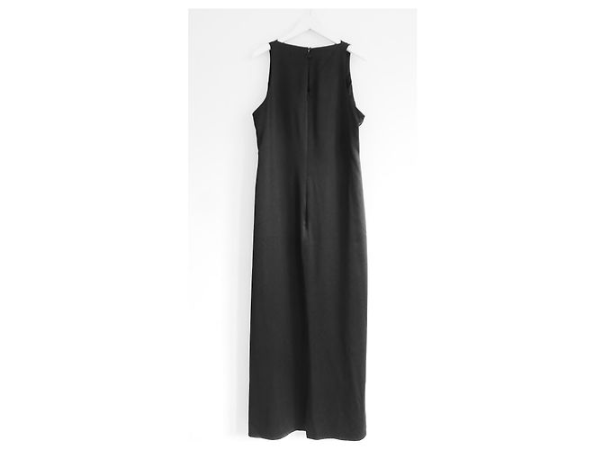 Autre Marque Das schwarze Seidenmaxikleid der Kollektion - Ansicht 3
