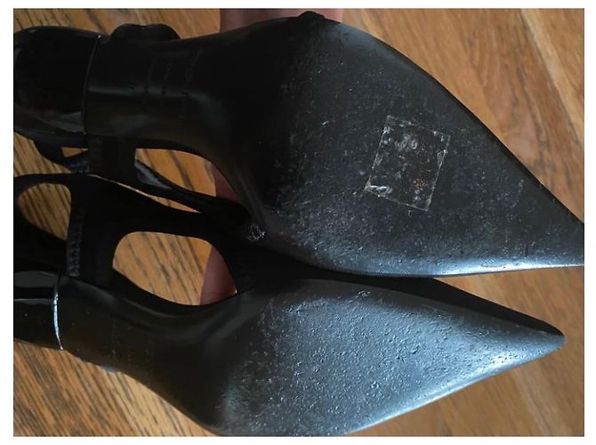 Zapatos Slingback Sergio Rossi Negros - vista 4
