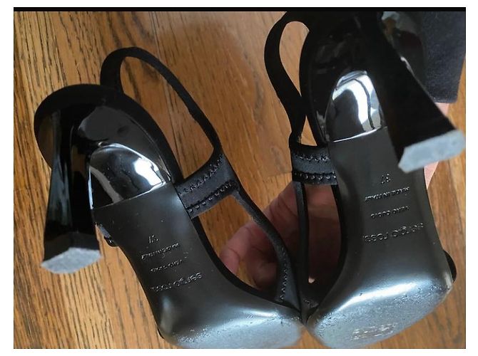 Zapatos Slingback Sergio Rossi Negros - vista 6