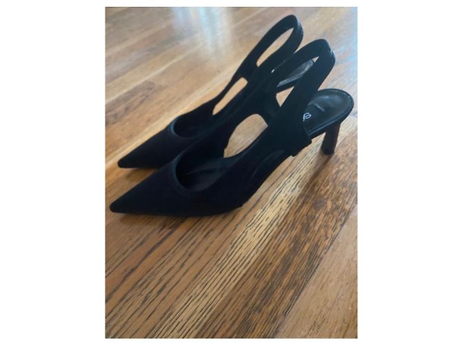 Zapatos Slingback Sergio Rossi Negros - vista 9