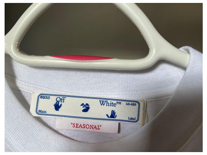 T-shirt in cotone bianco Off White - vista 6