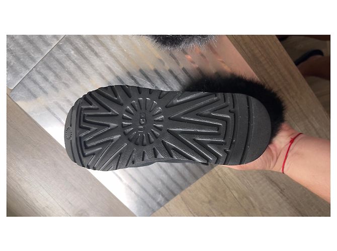 Autre Marque Botines Ugg de ante negro - vista 5