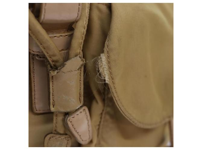 PRADA Rucksack Nylon Beige Auth 73873 - Ansicht 10