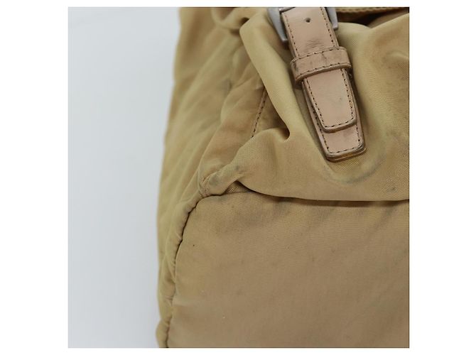 PRADA Rucksack Nylon Beige Auth 73873 - Ansicht 14
