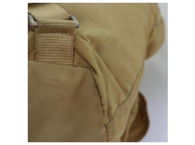 PRADA Rucksack Nylon Beige Auth 73873 - Ansicht 16