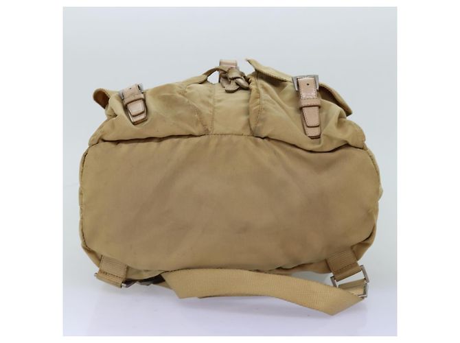 PRADA Rucksack Nylon Beige Auth 73873 - Ansicht 5