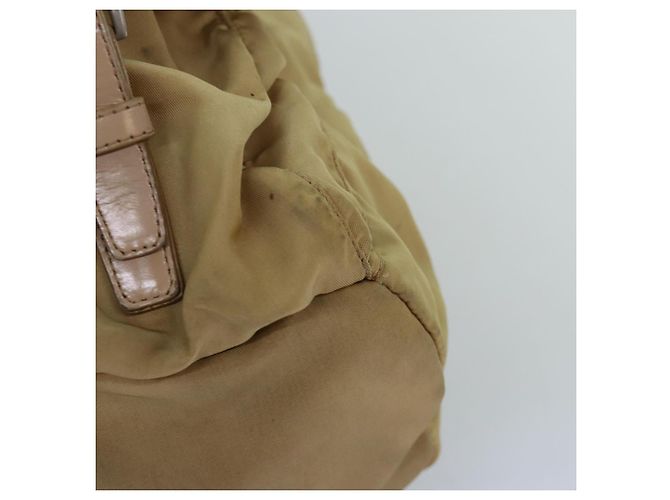 PRADA Rucksack Nylon Beige Auth 73873 - Ansicht 9