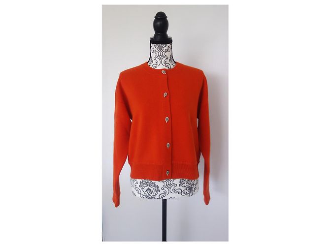 Hermès Cárdigan de helado divertido Hermes S Naranja - vista 2
