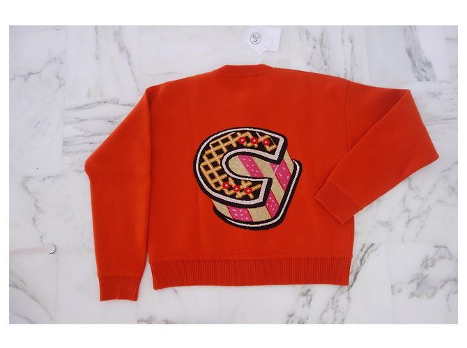 Hermès Cárdigan de helado divertido Hermes S Naranja - vista 4