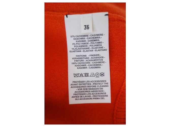 Hermès Cárdigan de helado divertido Hermes S Naranja - vista 5