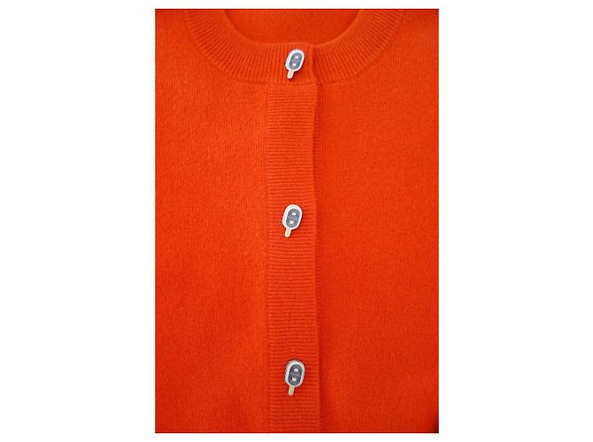 Hermès Cárdigan de helado divertido Hermes S Naranja - vista 7
