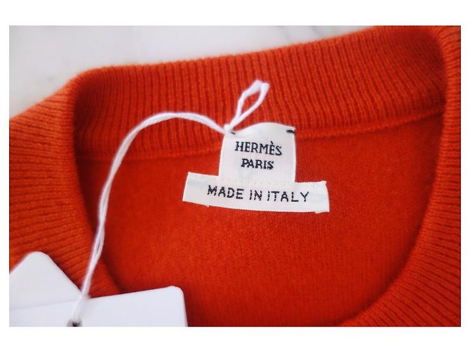 Hermès Cárdigan de helado divertido Hermes S Naranja - vista 9