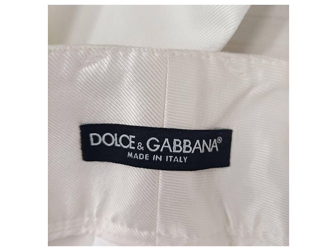 Pantalones blancos de mujer Dolce & Gabbana y2k - vista 3