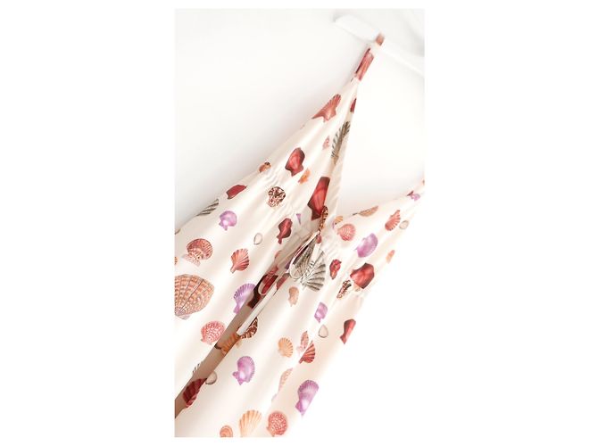 L'Agence Das Sachi Shell Print Maxikleid der Agentur. Roh - Ansicht 4
