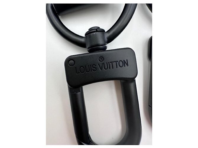Maxi tracolla larga amovibile regolabile Louis Vuitton per borse viaggio messenger Nero - vista 8