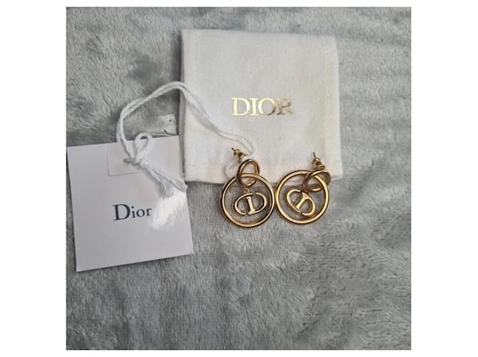 Dior Aros redondos de CD single Dorado - vista 2