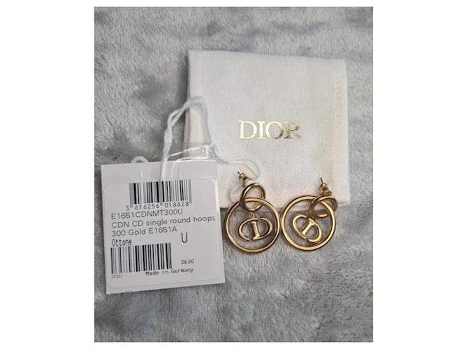 Dior Aros redondos de CD single Dorado - vista 3