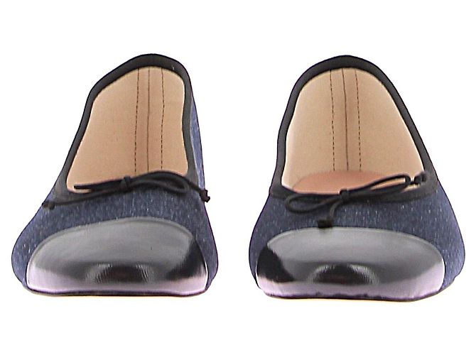 Bailarinas J.Crew T.US 9 Tela Azul - vista 4