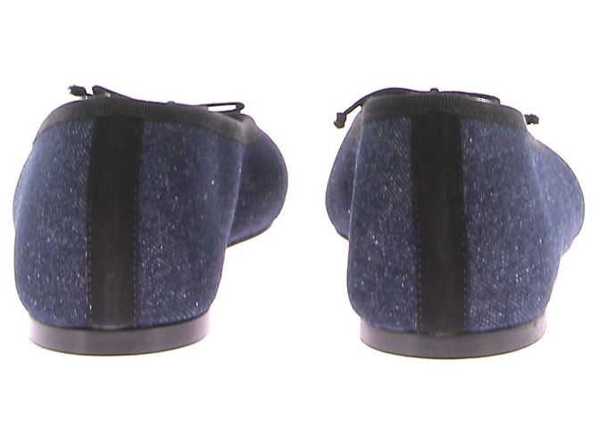Bailarinas J.Crew T.US 9 Tela Azul - vista 5