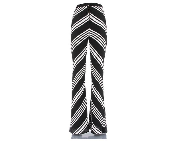 Pantalones Balmain T.FR 36 Viscosa Negro - vista 2