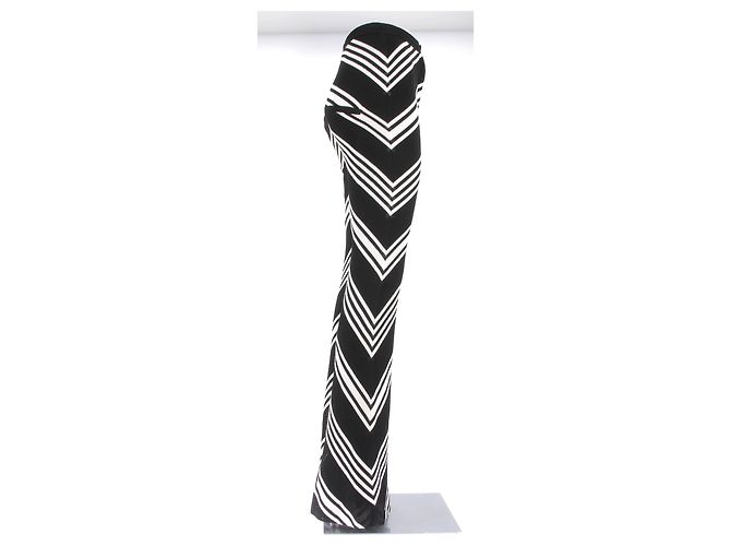 Pantalones Balmain T.FR 36 Viscosa Negro - vista 5