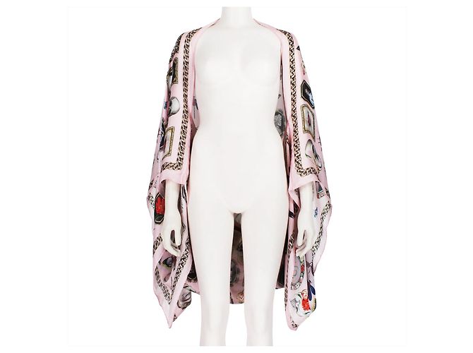 Alexander McQueen Memento Mori Silk Cape - view 2