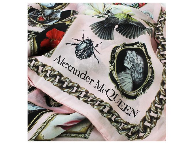 Alexander McQueen Memento Mori Silk Cape - view 5