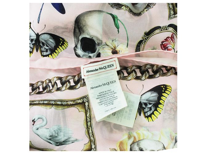 Alexander McQueen Memento Mori Silk Cape - view 6