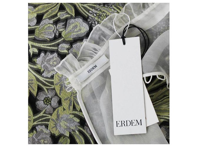 Erdem Nightgarden Jacquard Kleid Mehrfarben - Ansicht 7