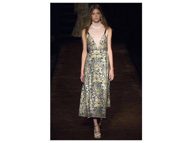 Erdem Nightgarden Jacquard Kleid Mehrfarben - Ansicht 8