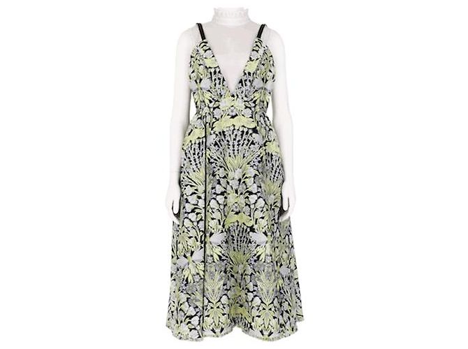 Erdem Nightgarden Jacquard Kleid Mehrfarben - Ansicht 9