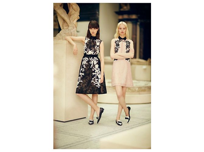 Erdem Luxuriöses besticktes Spitzenkleid - Ansicht 12